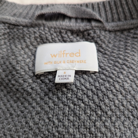 Wilfred (Aritzia) Galois Silk & Cashmere Sweater, size S - Picture 10 of 11